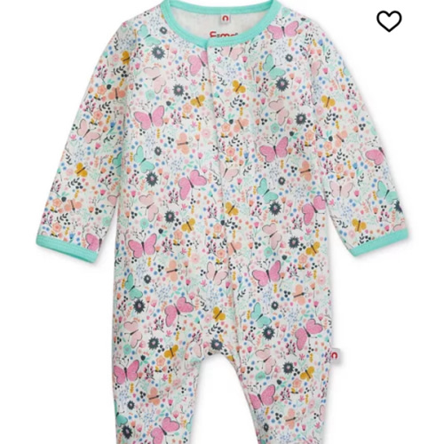 Baby Cotton Magnetic Footed Coverall