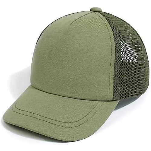 Duoyeree Toddler Baseball Cap Baby Cap Sun hat Print Dinosaur Pattern and Solid Color hat Kids boy Girl Age 0-8t