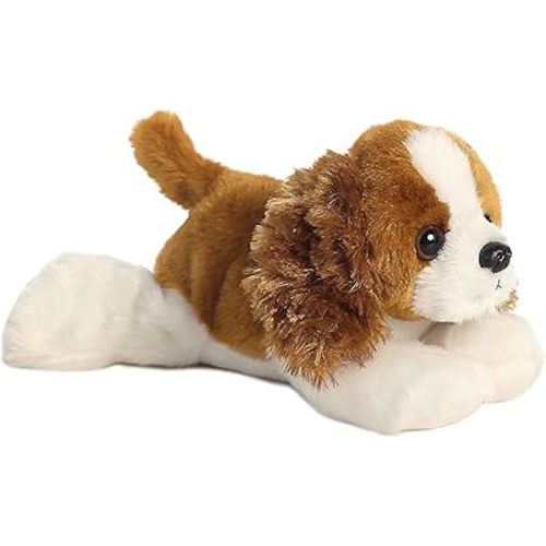 Aurora® Adorable Mini Flopsie™ Charles™ Stuffed Animal - Playful Ease - Timeless Companions - Brown 8 Inches