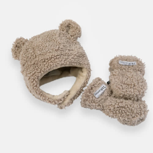 Cub Set - Teddy | Hat & Mittens