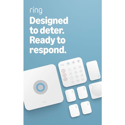 Ring Alarm 8-Piece Kit (newest model), Home or business security system with optional 24/7 professional monitoring