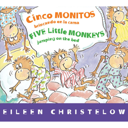 Five Little Monkeys Jumping on the Bed/Cinco monitos brincando en la cama: Bilingual Spanish-English | Barnes & Noble®