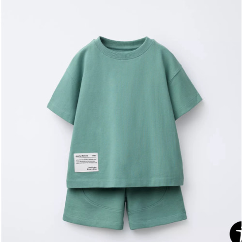 JOGGING SET WITH LABEL - Green / Blue | ZARA United States