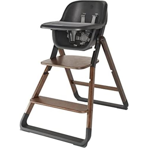 Ergobaby Evolve Baby Essentials Portable High Chair, Dark Wood