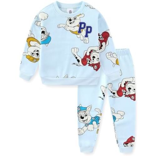 Paw Patrol Boys Sweatshirt and Pants 2 Piece Set for Toddler to Big Kids