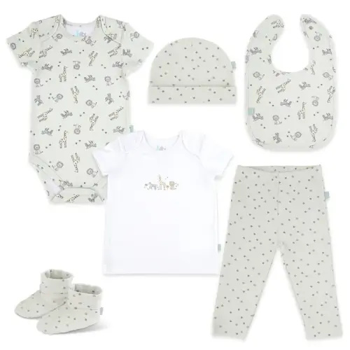 Bilbi 6 Piece Set Safari Blue | Baby Bunting AU