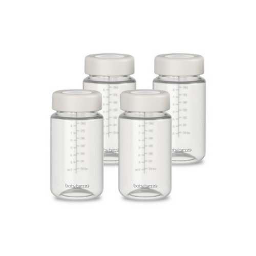Baby Brezza Breast Milk Storage Bottles compatible with Portable Coolers - 4ct
