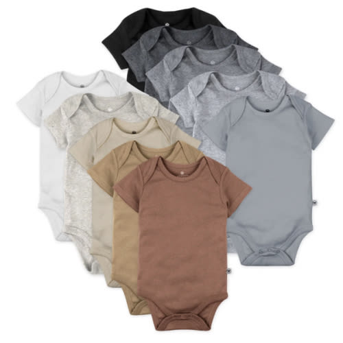 10-Pack Organic Cotton Short Sleeve Bodysuits | Honest Baby Clothing