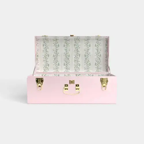 Petite Trunk - Pink - Darling Dogwood / No Embroidery