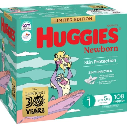 Huggies Newborn Nappies Bulk Pack