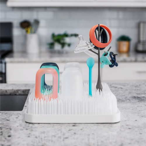 Boon Lawn Grass Bottle Drying Rack - White