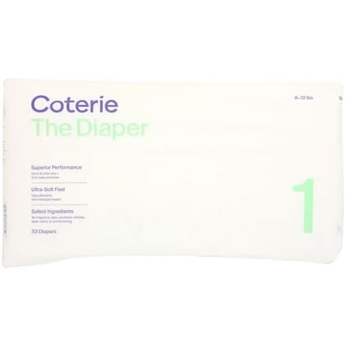 Coterie Diapers Size 1, 33 CT