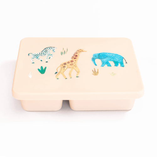 Silicone Bento Box Safari Warm Cream – Austin Baby Collection