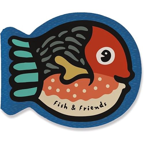Fish & Friends: Watch me change color in water! (Wee Gallery Shaped Bath Books)