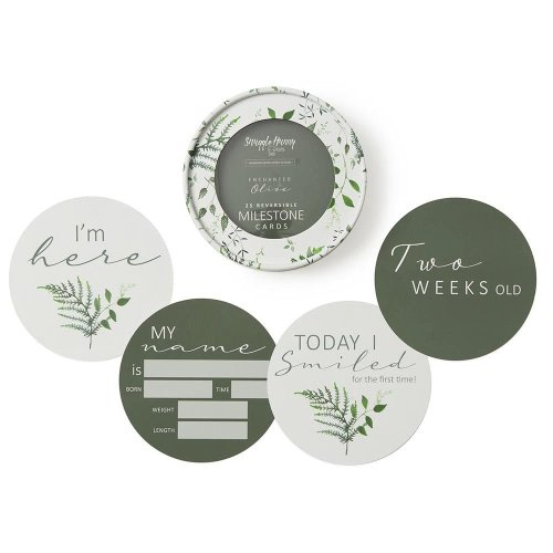 Enchanted &amp; Olive Reversible Milestone Cards