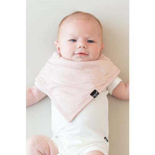 Baby Bib in Blush | Infant Bamboo Bib | Kyte Baby