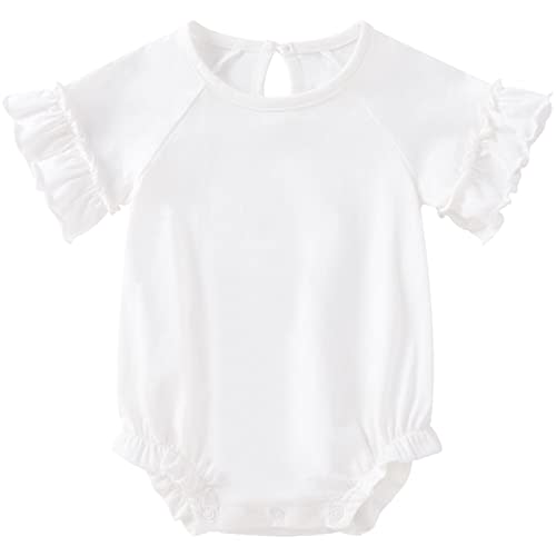 pureborn Baby Girls Boys Bodysuit Super Soft Cotton Romper 0-24 Months