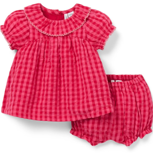 The Gingham Matching Baby Set