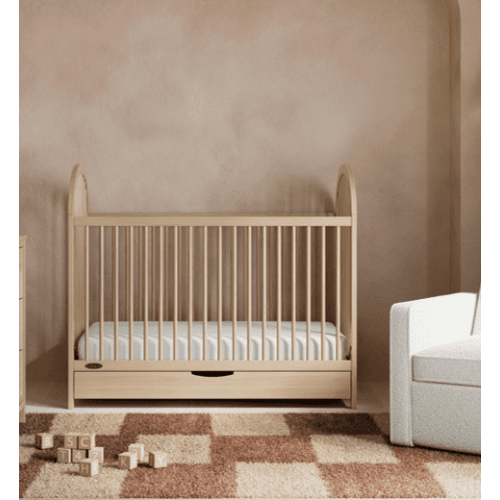 Graco Olivia 3-In-1 Convertible Baby Crib with Drawer, Driftwood