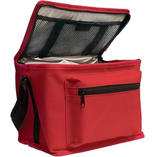 Hopkins Medical Products Specimen Transport Bag: Insulated Biohazard Cooler for Healthcare Pros and Lab Specialists, 9 Inch x 5.5 Inch x 7 Inch