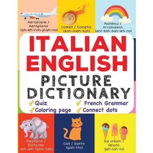 Italian English Picture Dictionary - (My First Bilingual Picture Dictionaries) by Magic Windows (Paperback)