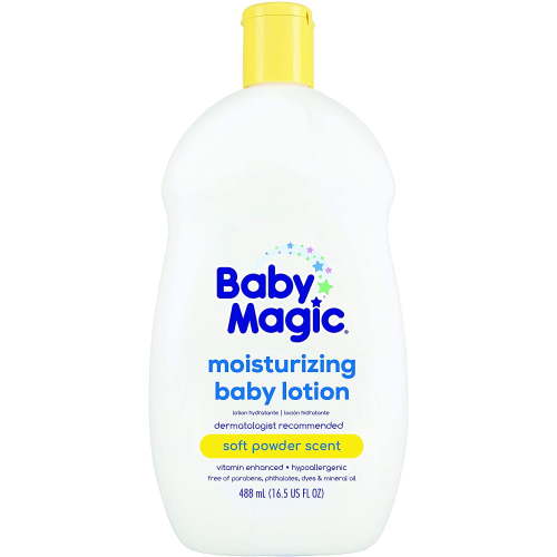 Baby Magic Moisturizing Baby Lotion, Soft Powder Scent, Hypoallergenic, 16.5 oz.