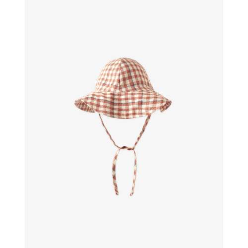 Floppy Sun Hat Poppy Gingham