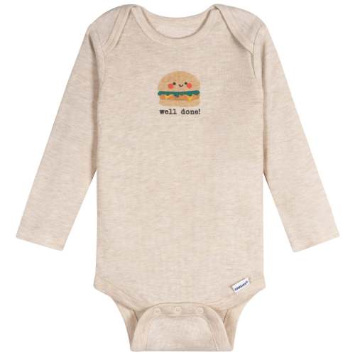 6-Pack Baby Boys Food Long Sleeve Onesies® Bodysuits – Gerber Childrenswear