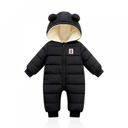 XBASW Baby Newborn Boys Girls Winter Warm Jumpsuit Jacket Ear Hooded Romper Thick down Onesies Coat 0-12M