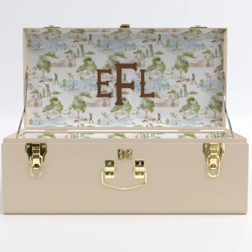 Petite Trunk - Limited Edition Beige - Heritage Hunt / Embroidery