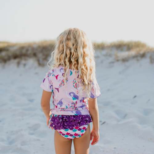 Sophie Mermaid Rash Guard Swimsuit – Oopsie Daisy