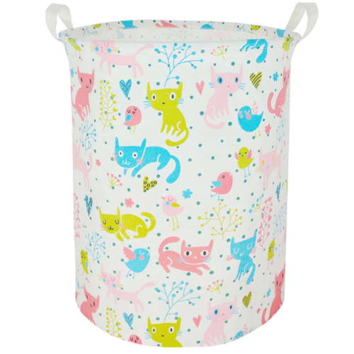 NIETEIN Laundry Hamper & Basket, Waterproof Storage Bin, Clothes Organizer, Room Decor (Style-18)