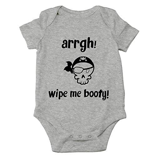 CBTwear Arrgh! Wipe Me Booty! - Baby Clothes - Funny Newborn Bodysuit Outfits for Boys and Girls