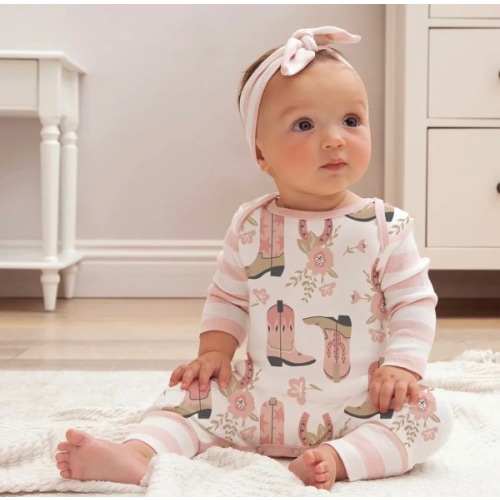 Estella Cowgirl Romper