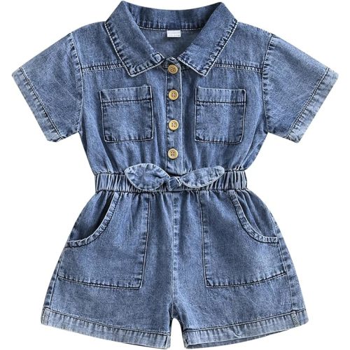 Baby Jean Romper