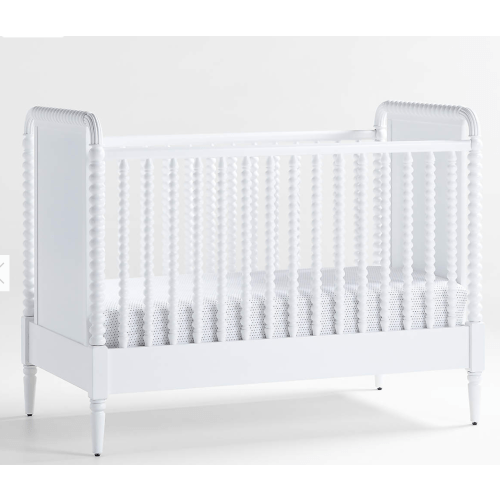Jenny Lind Heirloom White Wood Convertible Baby Crib