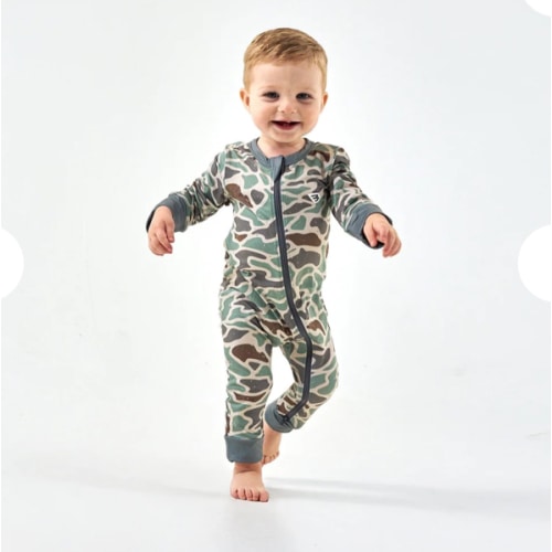 Baby Zip Up - Retro Duck Camo – BURLEBO