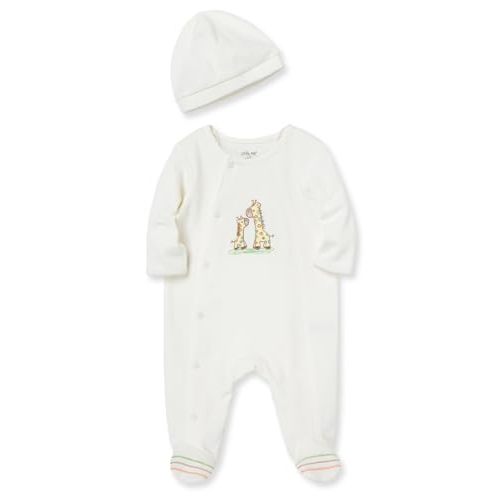 Little Me baby-girls 100% Cotton Scratch Free Tag 2-piece Sleeper