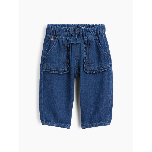 Baby Ruffle Bow Pull-On Jeans