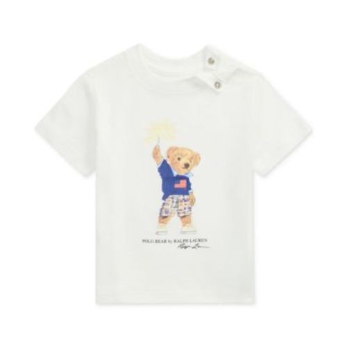 Baby Boys Cotton Jersey Polo Bear Tee