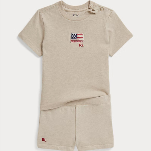 Flag Jersey Tee & French Terry Short