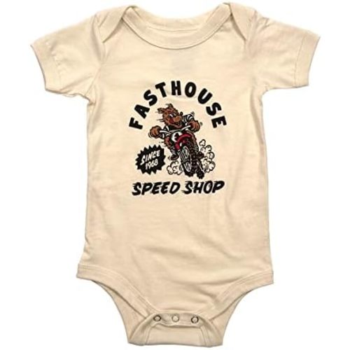 FASTHOUSE Infant Wolfpack Onesie, Natural