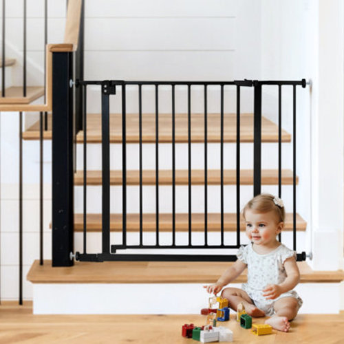 Toocapro 30in Tall Auto Close Safety Gate, 29.5"-40.5" Baby Gate For Stairs, Pet Gate Dog Gates For Doorways | Wayfair