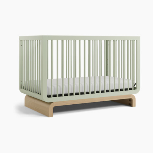 Storkcraft Santorini Deluxe 5-in-1 Convertible Crib - Sage With Driftwood
