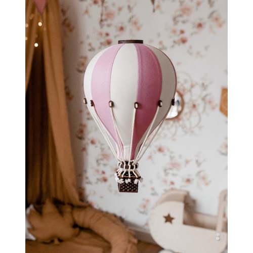 Pink Hot Air Balloon Decoration | Perfect for Nursery & Kids Room