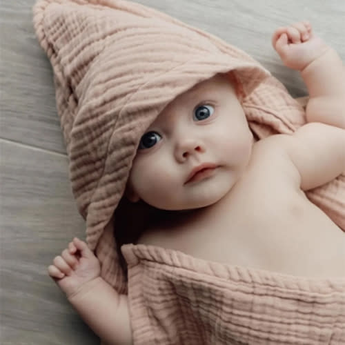 Muslin Hooded Towel