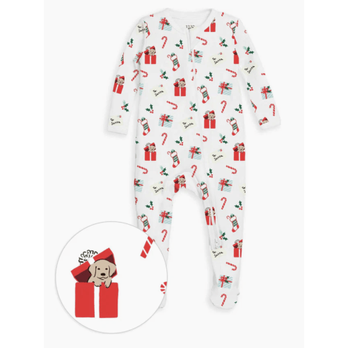 The Organic Zipper Footie [Dear Santa I Want a Puppy]