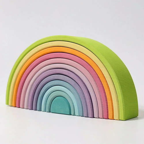 Grimm's Rainbow Pastel Large 12 pieces