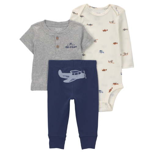 Carter's Child of Mine Baby Boy Outfit Set, 3-Piece, Sizes 0/3-24 Months