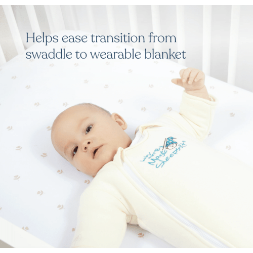 Cream Baby Merlin’s Magic Sleepsuit | Soft 100% Cotton Infant Sleepsuit